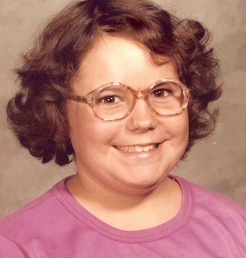 Kristen Vangsness when she was a kid